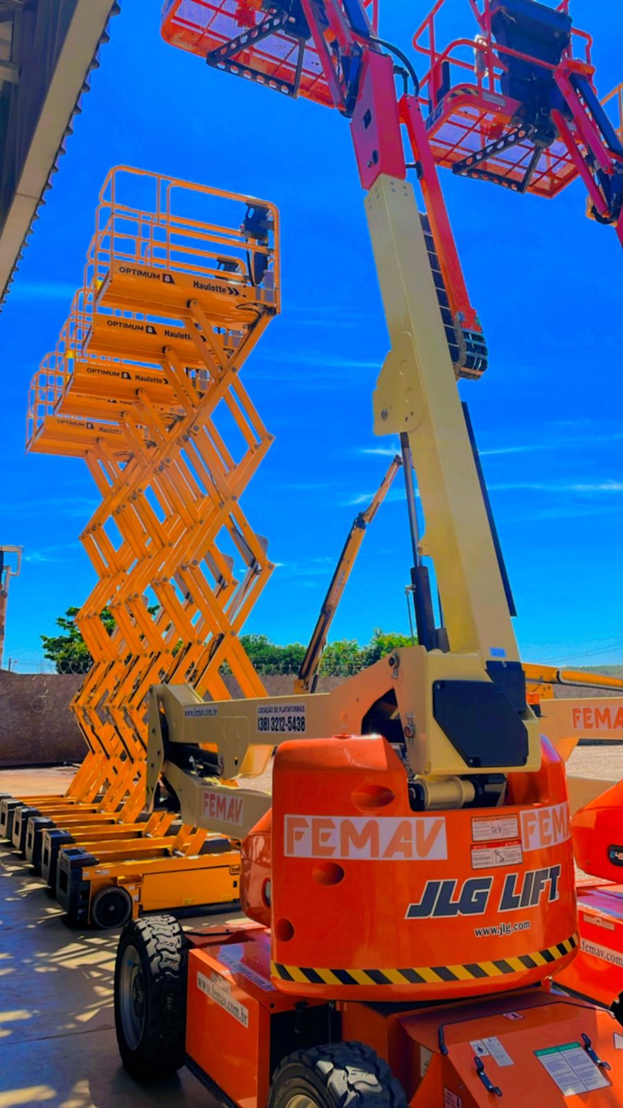 Equipamentos da estrutura da FEMAV